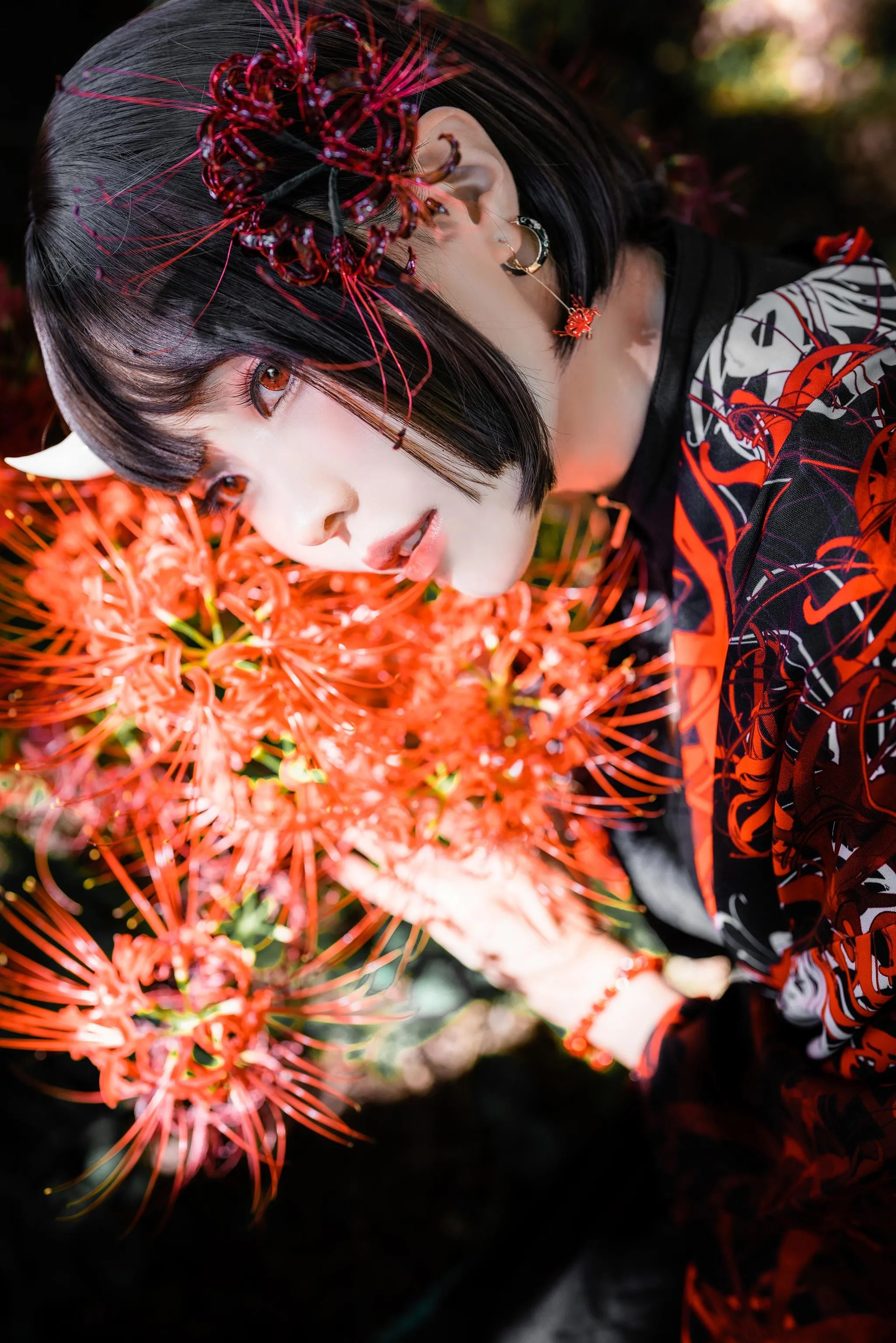 ElyEE子 – NO.129 23年10月订阅-C-Red Higanbana 殷紅彼岸 [36P]插图8